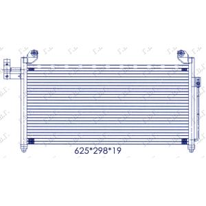 HLADNJAK KLIME (60x30) MAZDA 323 F (1998-2003) (OEM: BK2J-61-480, BK2J61480)