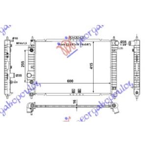 HLADNJAK MOTORA 1.4-1.5 16V(60x41.5)AUTOMATI CHEVROLET AVEO SDN-H/B-L/B (2005-2008) (OEM: 96443479, 96816484, 96817345)