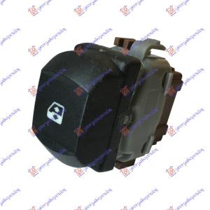 PREKIDAC U PREDNJIM VRATIMA (1 TASTER) (BRAON KONEKTOR) (6 PIN) Desna str. RENAULT CLIO (2006-2009) (OEM: 8200414961)