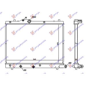 HLADNJAK 1.3 DDiS DSL (378x545x27)MADJAR SUZUKI SWIFT H/B (2006-2011) (OEM: 1770062J50, 1770072K50)