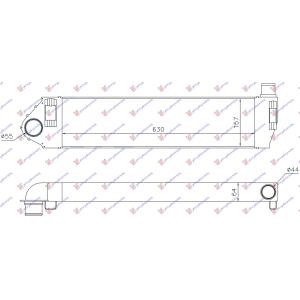 HLADNJAK INTERCOOLER 1.9 AUTOM-2.0DCI MANU/AUTOM RENAULT MEGANE SDN-H/B-L/B (2002-2005) (OEM: 8200325003)