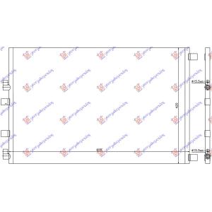 HLADNJAK KLIME 1.9 DCi AT/2.0 DCi MAN/AT DSL RENAULT MEGANE SDN-H/B-L/B (2002-2005) (OEM: 8200325004)