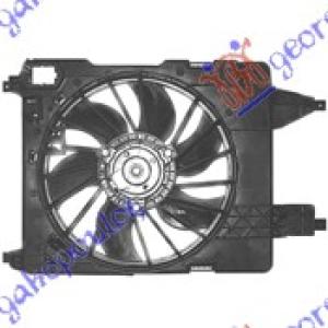 VENTILATOR KOMPLET BENZIN-DIZEL RENAULT MEGANE SDN-H/B-L/B (2002-2005) (OEM: 7701044185, 7701051495, 7701054966)