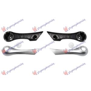 RUKOHVAT PREDNJIH VRATA UNUTRASNJI SREBRNI (SET) RENAULT MEGANE SDN-H/B-L/B (2002-2005) (OEM: 77 01 476 922, 77014, 7701476922)