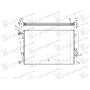 HLADNJAK MOTORA 2.2 D4D DIZEL (MAN) (625x410) -2006 (1 CEV) (NRF) TOYOTA COROLLA VERSO 2002-2007 (E12) (OEM: 164000R010, 164000R020)