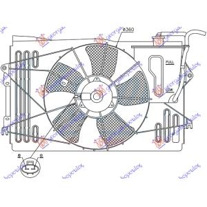 VENTILATOR KOMPLET BENZIN TOYOTA COROLLA VERSO (2002-2007) (OEM: 167110D071, 167110D072)