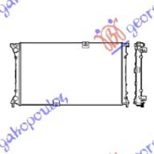 HLADNJAK MOTORA 2.5 DTi -AC (78x44.9)CREVO LEVO OPEL VIVARO (2002-2006) (OEM: 2140000QAP, 2140000QAT, 4412817)