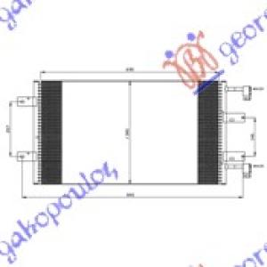 HLADNJAK KLIME 2.5 CDTi-DCi (69x39) OPEL VIVARO (2002-2006) (OEM: 91168188, 8200019382)