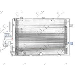 HLADNJAK KLIME -03 (54x38x1.6) OPEL COMBO (2000-2012) (OEM: 1850000, 1850091, 93175776)