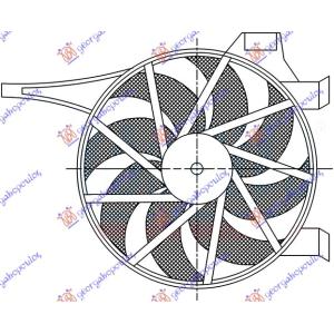 VENTILATOR KLIME 1.3-1.7 CDTi (180 WATT) OPEL COMBO (2000-2012) (OEM: 1341338)