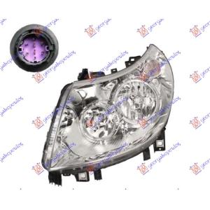 FAR ELEKTRICNI (H7/H15) 12- (DEPO) Leva str. FIAT DUCATO (2006-2014) (OEM: 1368641080, 1606927980)