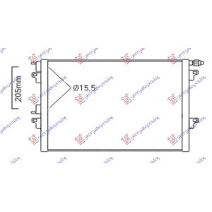 HLADNJAK BEN.-DSL04- (660x430x13) RENAULT ESPACE (2003-2012) (OEM: 8200332851)