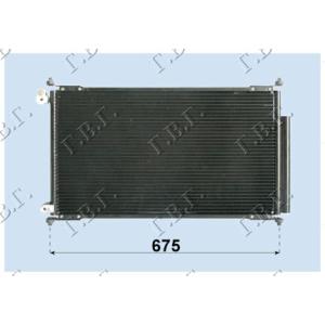 HLADNJAK KLIME 2.4-3.0 V6 (65.3x35.6x1.6)SD HONDA ACCORD (2003-2008) (OEM: 80110-SDA-A01, 80110SDAA01)