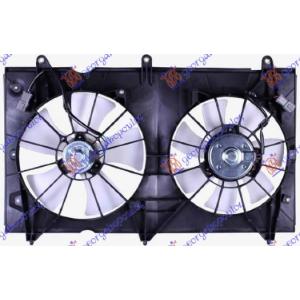 VENTILATOR KOMPLET DUPLI (2.0-2.4 BENZ) HONDA ACCORD (2003-2008) (OEM: 19015-RAA-A01, 19015RAAA01, 19020PND003)