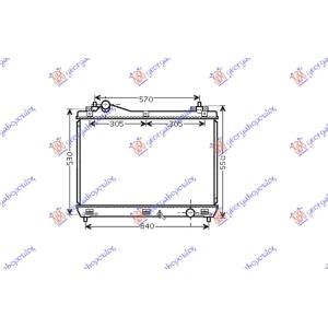 HLADNJAK MOTORA 1.6VVT I +/-AC (45X69) SUZUKI GRAND VITARA (2006-2015) (OEM: 17700-66D01, 17700-66D02, 17700-66J00)