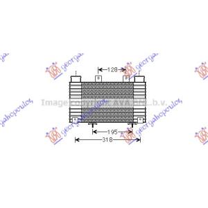 HLADNJAK INTERCOOLER 2.5-3.0 TDCi (245x198) FORD RANGER (2006-2009) (OEM: WE0113550A)