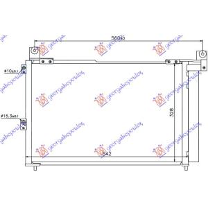 HLADNJAK KLIME 2.5-3.0 TDCi (54x35.2) FORD RANGER (2006-2009) (OEM: 1356049, 3M3519710CA, 3M3519710CB)