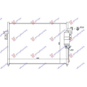 HLADNJAK KLIME 3.0 dCi DIZEL(690x470x16) NISSAN PATHFINDER (R51) (2006-2013) (OEM: 921005X20A)