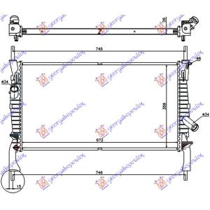 HLADNJAK MOTORA 2.2-2.3TDCI-2.4i -A/C (67x38) FORD TRANSIT (2006-2013) (OEM: 1383315)