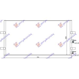 HLADNJAK KLIME BENZIN-DIZEL (72.2x38.8) FORD TRANSIT (2006-2013) (OEM: 1371571)