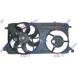 VENTILATOR KOMPLET DUPLI 1 MOTOR 2.2TDCi -A/C FORD TRANSIT (2006-2013) (OEM: 8C11-8C607AB, 8C118C607AB)