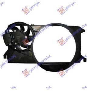 VENTILATOR KOMPLET DUPLI (1MOT)2.4 TDCi FORD TRANSIT (2006-2013) (OEM: 1436112)