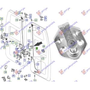 BRAVA GEPEK VRATA CENTRALNA (2 VRATA) FORD TRANSIT (2006-2013) (OEM: 1507941, YC15V441A09AJ)