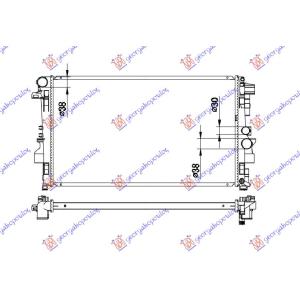 HLADNJAK MOTORA BEN-DIZ (68x41) MANUEL MERCEDES VITO (W639) & VIANO (2004-2010) (OEM: 6395010401)