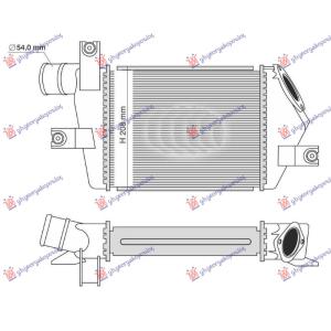 HLADNJAK INTERCOOLER 2.5TD(275x204x50) MITSUBISHI P/U L200 (2006-2010) (OEM: MN135001)