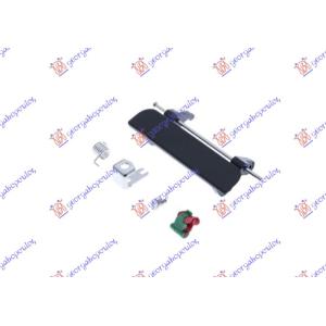 KVAKA GEPEK VRATA CRNA MITSUBISHI P/U L200 (2006-2010) (OEM: 6730A007WA-TL, 6730A007WATL)