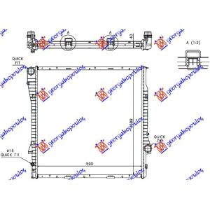 HLADNJAK MOTORA 4.4-4.6-4.8 BZ/DZ AUT.(59x60x4.0 BMW X5 (E53) (2000-2007) (OEM: 1439101, 17101439101)