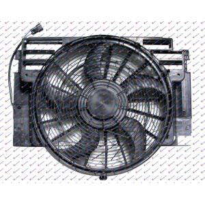 VENTILATOR A/C KOMPLET(3.0-4.4-4.6-4.8BENZ-DIZ BMW X5 (E53) (2000-2007) (OEM: 64546921381, 64546921940)