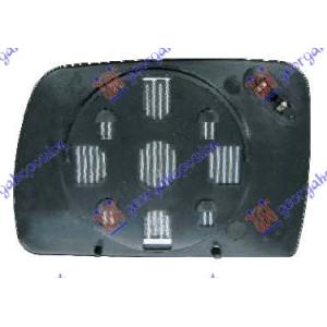 STAKLO RETROVIZORA SA GREJACEM (PLAVO) Desna str. BMW X5 (E53) (2000-2007) (OEM: 5116304626, 51167039598)