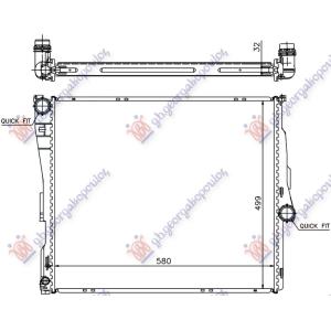 HLADNJAK MOTORA BENZIN/DIZEL (MAN/AUTO) (58x50) (VALEO) BMW X3 2004-2007 (E83) (OEM: 17113400013)
