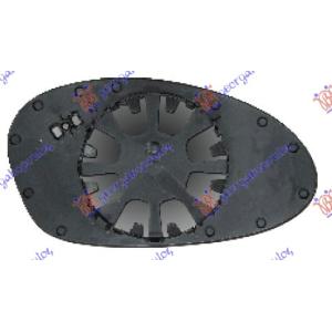 STAKLO RETROVIZORA SA GREJACEM (ASFERICN Leva str. BMW SERIES 1 (E81/87) 3/5D (2004-2011) (OEM: 5516745267, 51167158309, 51167252893)