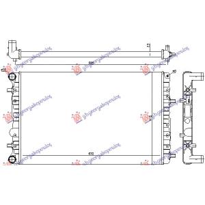 HLADNJAK MOTORA 1.4 BENZIN (632x415) SA CREVOM VW FOX (2005-2011) (OEM: 5Z0121253D)
