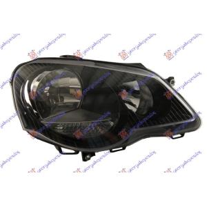 FAR GTI CRNI (TYC) Desna str. VW POLO (2005-2009) (OEM: 6Q1941007AP, 6Q1941008AL)