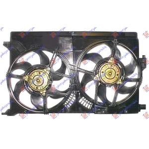 VENTILATOR KOMPLET (DUPLI) BENZIN-DIZEL OPEL VECTRA C (2005-2008) (OEM: 1341368)