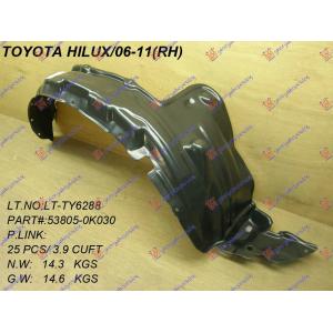 POTKRILO 4WD Desna str. TOYOTA HI-LUX 2WD/4WD (2005-2009) (OEM: 53806-0K091, 538060K091)