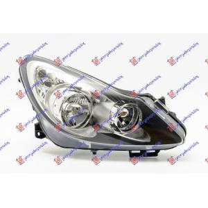 FAR CRNI -11 (SPORT-OPC) (TYC) Desna str. OPEL CORSA D (2006-2015) (OEM: 1216200)