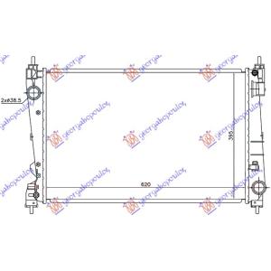 HLADNJAK MOTORA 1.4i16V TURBO(A14NEL)(62x39) 12- OPEL CORSA D (2006-2015) (OEM: 1300337)