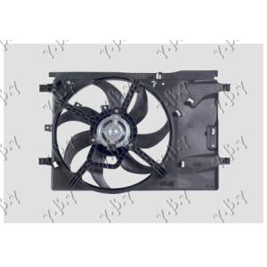 VENTILATOR KOMPLET 1.0-1.2-1.4 16V BENZI OPEL CORSA D (2006-2015) (OEM: 51797135, 51878036, 52017371)