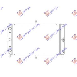 HLADNJAK MOTORA 1.1-1.3-1.5CC(48x32) LADA SAMARA L/B-SDN (1986-2006) (OEM: 2108130101220)