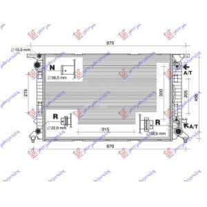 HLAD. MOTORA 3.0 DIZEL MAN/AUTO 720x470 AUDI Q5 (2008-2012) (OEM: 8R0121251A, 8R0121251C, 8R0121251E)