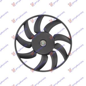 VENTILATOR(MOTOR+ELISA)(40cm)BEN-DIZ AUDI Q5 (2008-2012) (OEM: 8K0959455G, 8K0959455K, 8K0959455T)