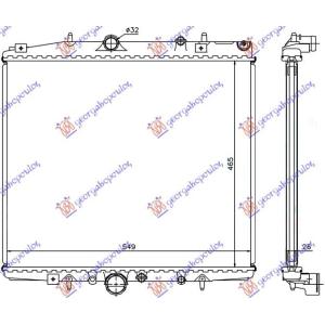 HLADNJAK MOTORA 2.0i-16V-2.0-2.2 JTD(46.5x56.3x PEUGEOT EXPERT (2007-2016) (OEM: 96417283, 1330E7)