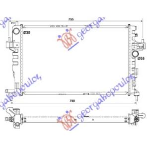 HLADNJAK MOTORA 1.3 CDTi/1.7DTi DSL(60x35) OPEL CORSA C (2000-2006) (OEM: 1300259, 93177424)