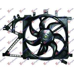 VENTILATOR KOMPLET (39cm) 4PIN OPEL CORSA C (2000-2006) (OEM: 1314445)