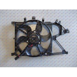 VENTILATOR KOMPLET (39cm) 2PIN OPEL CORSA C (2000-2006) (OEM: 1314442)