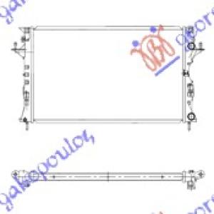 HLADNJAK MOTORA 2.0i16V TUR-1.9-2.2DCi -07(69x42 RENAULT LAGUNA (2000-2007) (OEM: 8200008765)